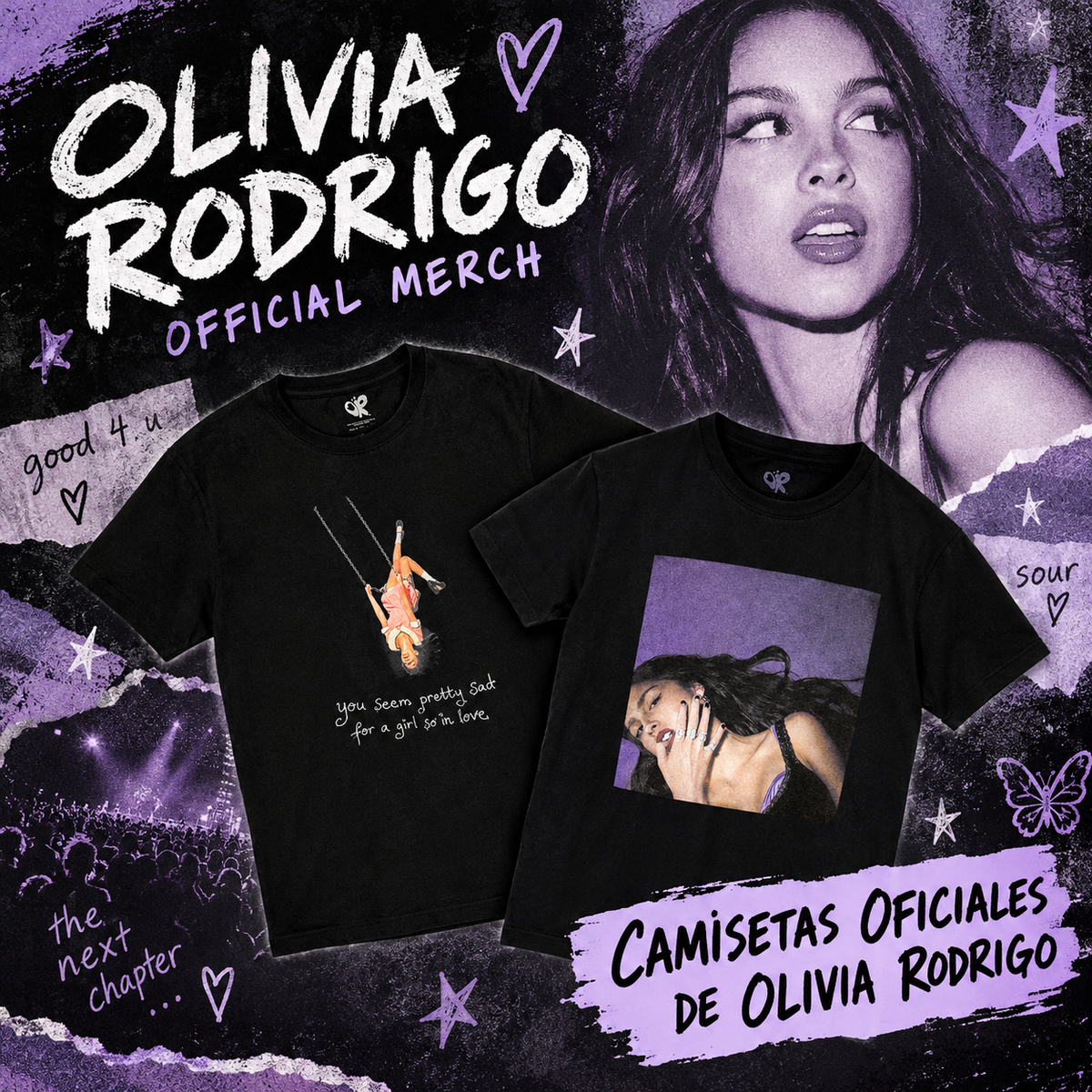 Camisetas Oficiales de Olivia Rodrigo
