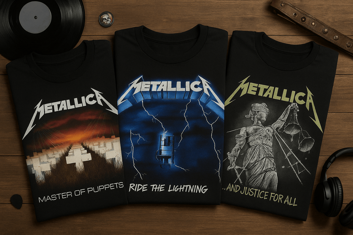 Las 3 camisetas de Metallica que todo fan debería tener - RockTheNight