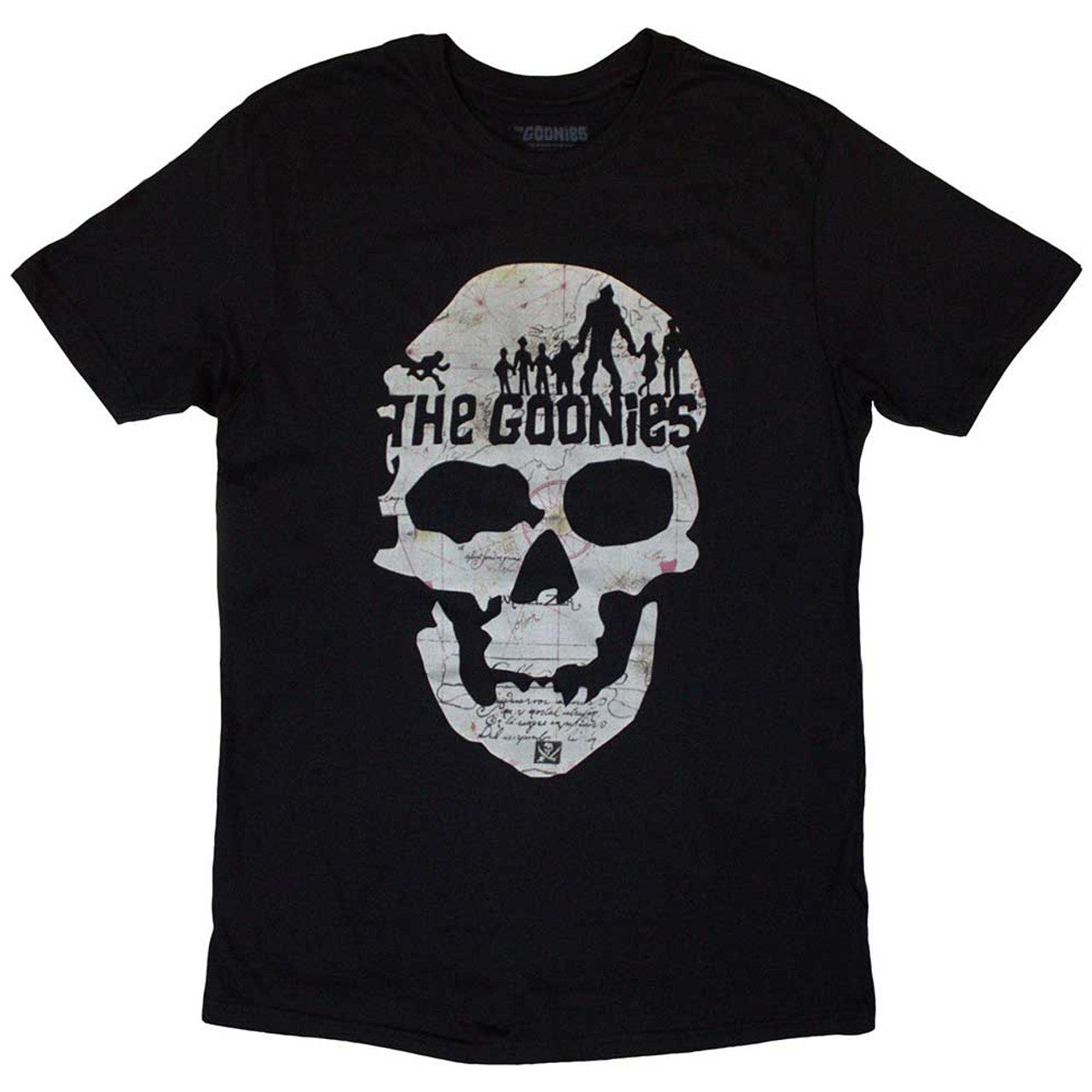 Camiseta The Goonies Skeleton unisex – diseño retro de los Goonies con calavera pirata, película ochentera clásica, algodón 100%, RockTheNight
