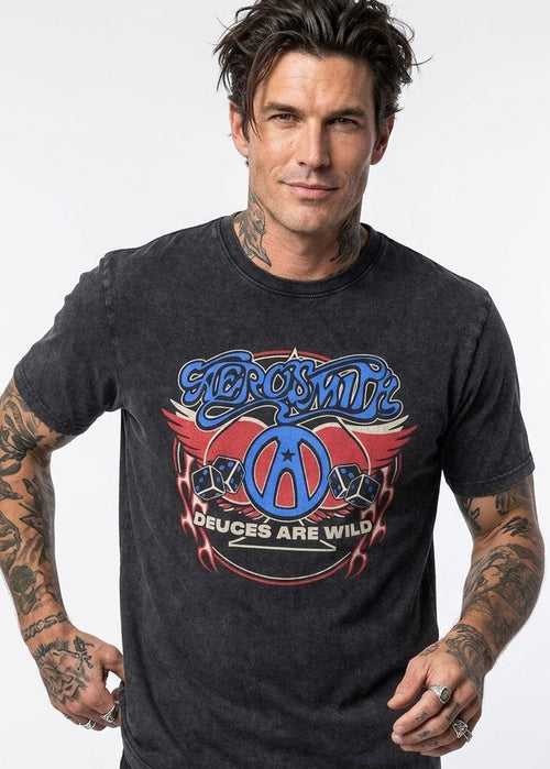Camiseta Aerosmith - Rainbow Spade - Unisex