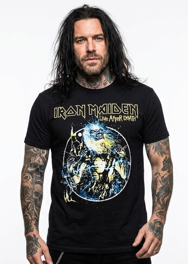 Camiseta Iron Maiden - Live After Death - Unisex