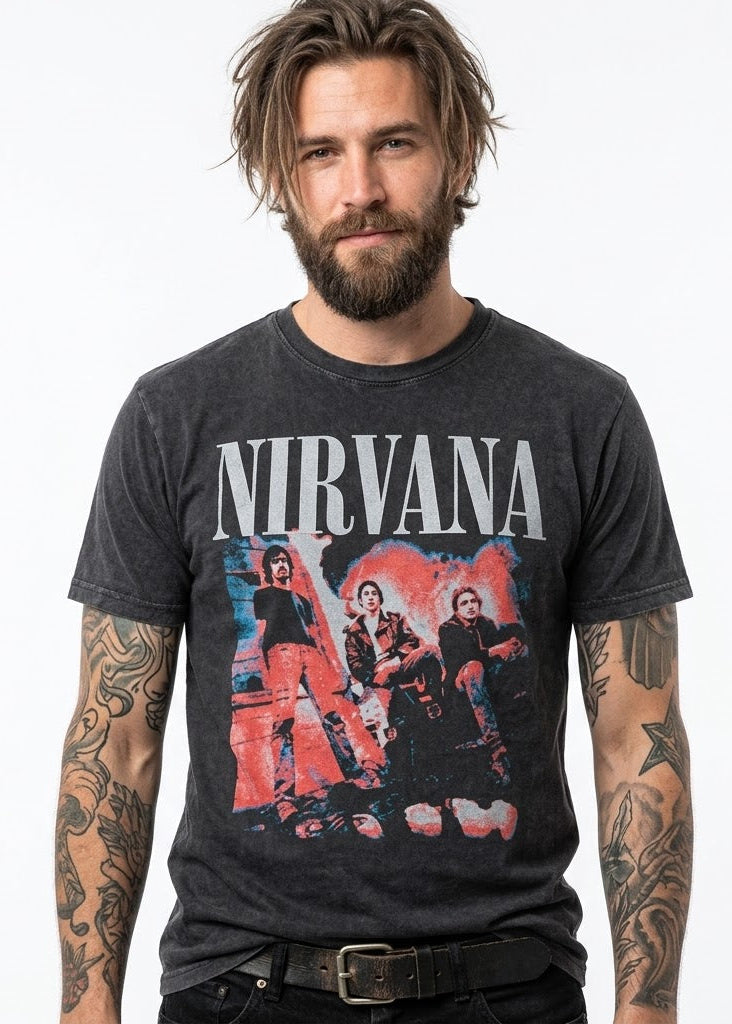 Camiseta Nirvana Cris Standing