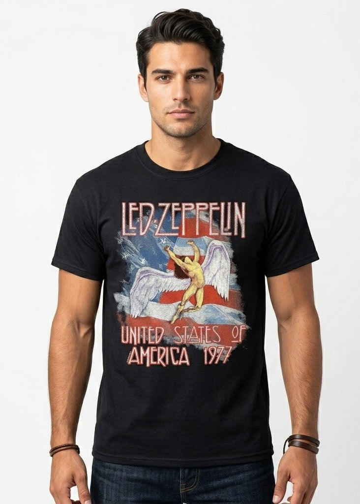 Camiseta led zeppelin 1977