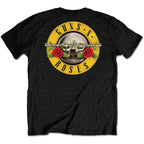 Camiseta Guns n' Roses - Classic Logo (frontal minimalista y trasero) - Unisex