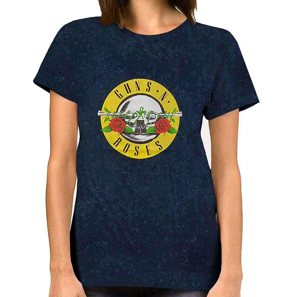 Camiseta Guns N’ Roses - Classic Logo Wash - Unisex