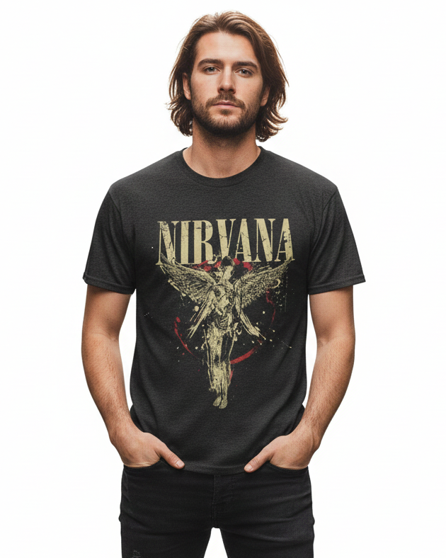 Camiseta Nirvana - In Utero - Unisex