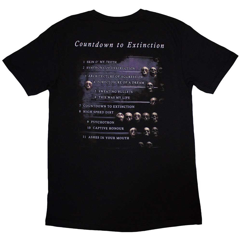 Camiseta Megadeth - Countdown to Extinction - Unisex