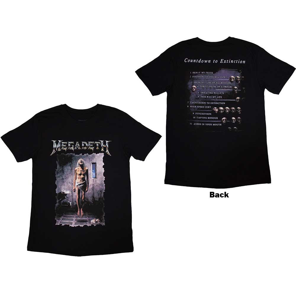 Camiseta Megadeth - Countdown to Extinction - Unisex