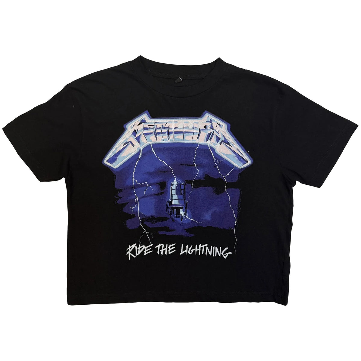 Crop Top Metallica - Ride the Lightning - Mujer