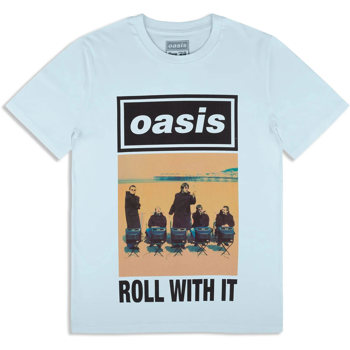 Camiseta Oasis - Roll With It - Unisex