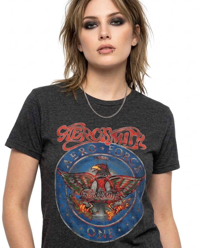 Camiseta Aerosmith - Aero Force One - Unisex