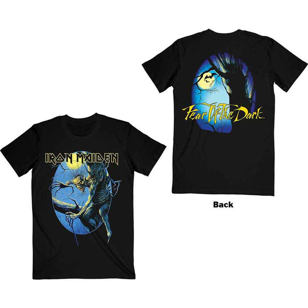 Camiseta Iron Maiden - Fear of the dark oval moon - Unisex - RockTheNight