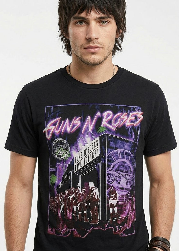 Camiseta Guns n' Roses - Sunset Boulevard - Unisex