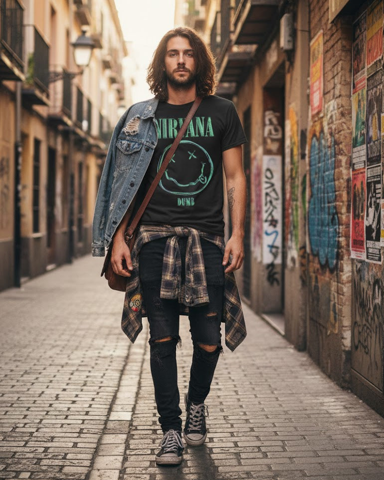 Camiseta Nirvana - Dumb - Unisex